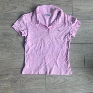 Lacoste Baby Pink Polo Shirt